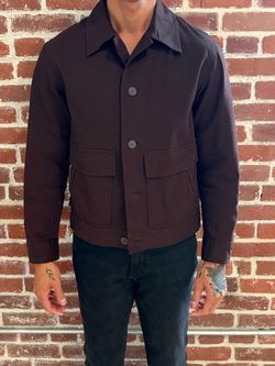Zara cropped worker overshirt - small