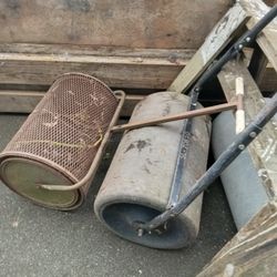 Lawn Roller And Peat Roller $ 75 Each Or $ 120 For The Pair 