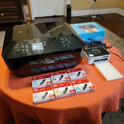 Canon MX922 Inkyet All In One Printer Wireless & Mobile Printing & Canon Selphy Color Compact Photo