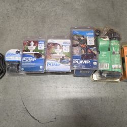 Mixed Lot of (7) Total pond Fountain Pumps
