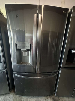 LG French Door Fridge – Black Stainless, Ice & Water