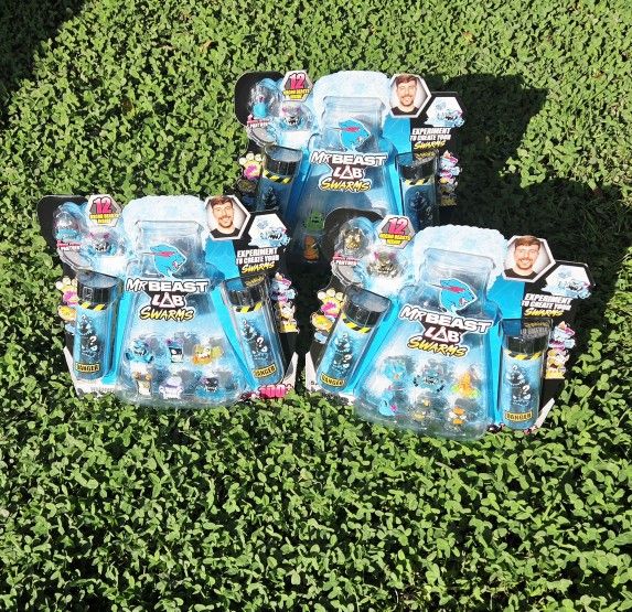 Mr Beast Lab Swarms Lot Of THREE BRAND NEW
