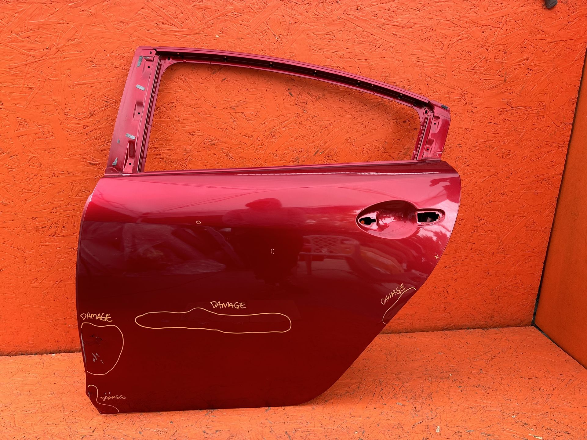 2014 2015 2016 2017 2018 2019 2020 2021 Mazda 6 Left Driver Side Rear Door OEM