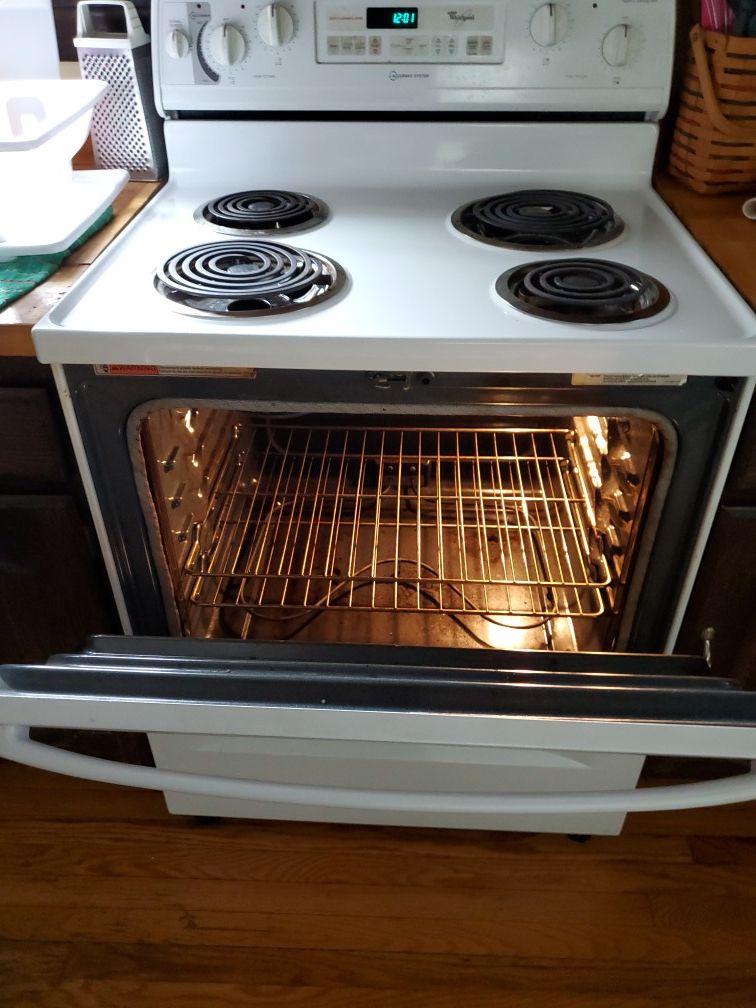 Whirlpool Self Cleaning Stove