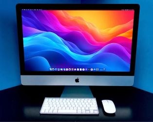 2019 Apple iMac 27-inch Retina 5K — i5, 16GB RAM, Radeon Pro 570X, 1.12 TB Storage
