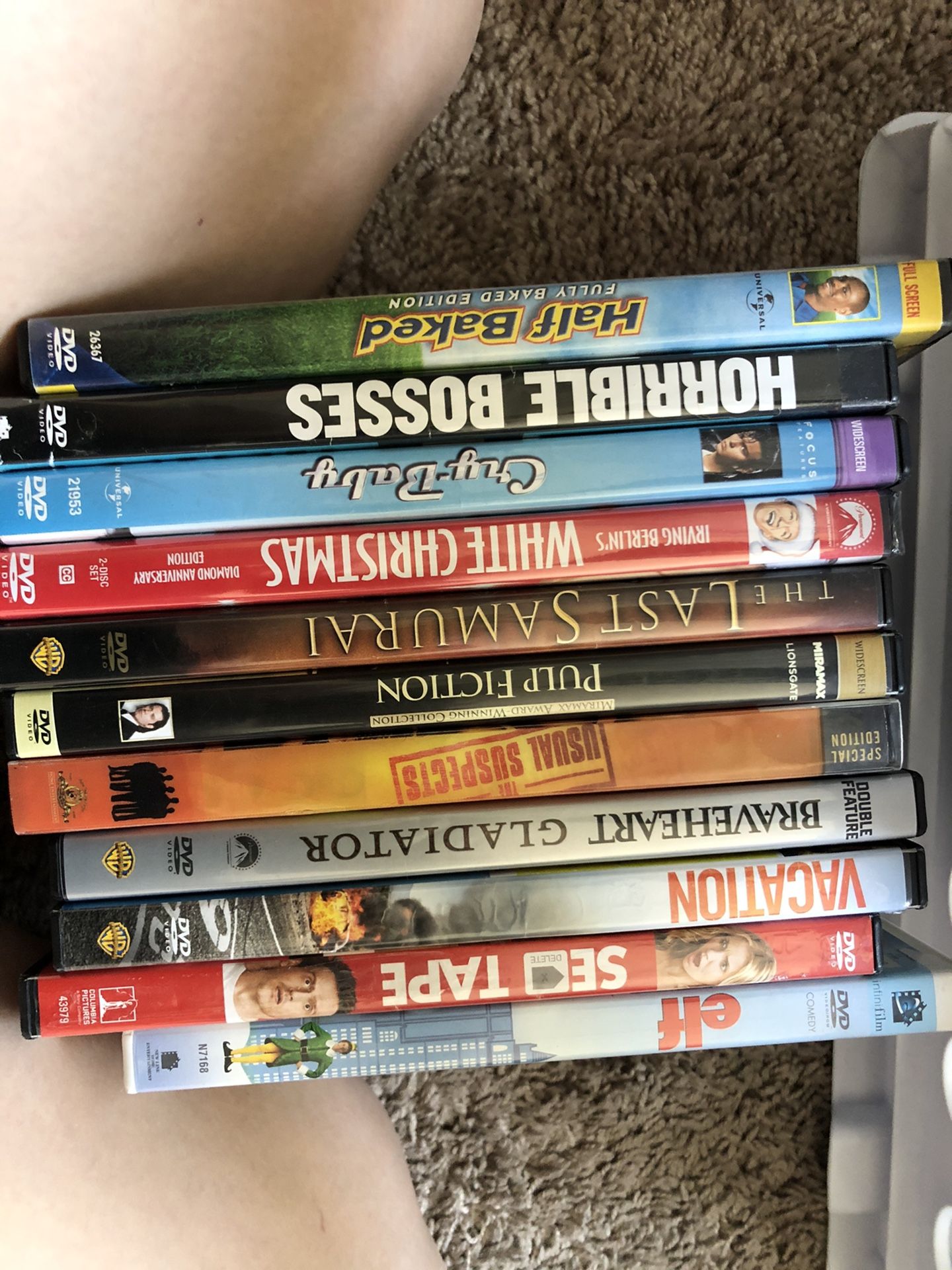 Assorted dvds