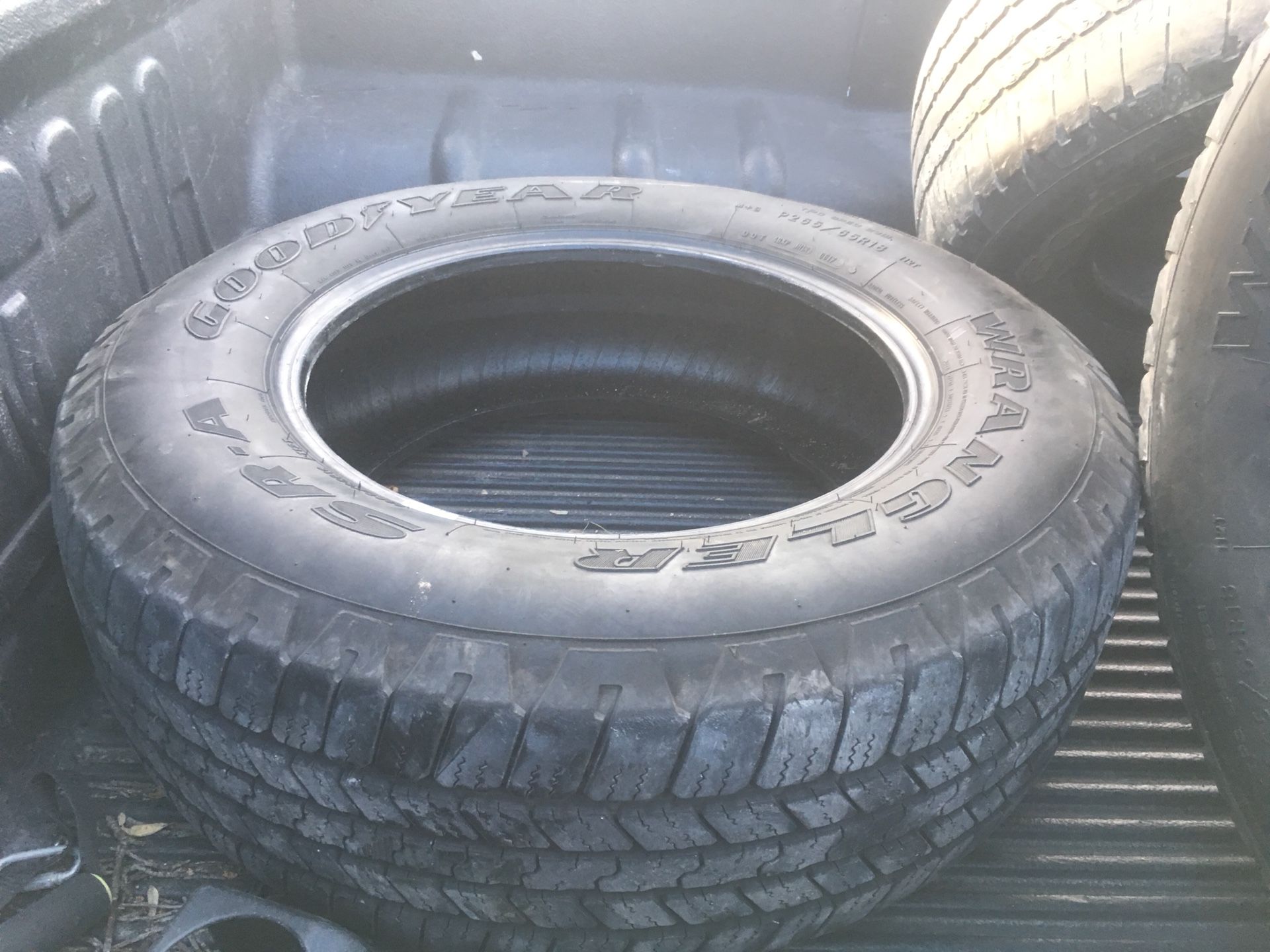 Goodyear Wrangler tires set of four