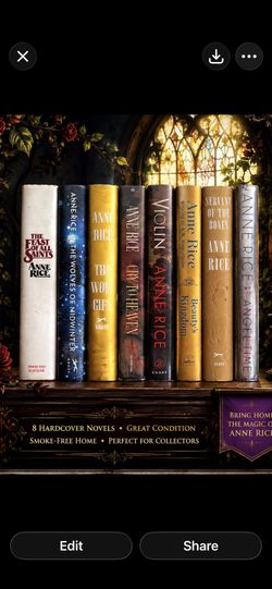 8 Hardcover Anne  Rice Novels!