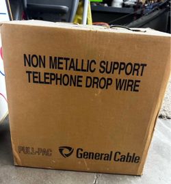 General Cable 22 AWG Telephone Drop Wire (Partial Roll ~486 ft)