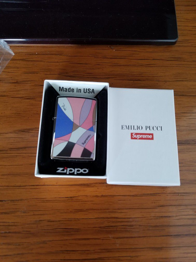 Supreme X Emilio Pucci Zippo Lighter 