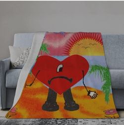 Bad Bunny Lightweight Soft  50x60 Throw