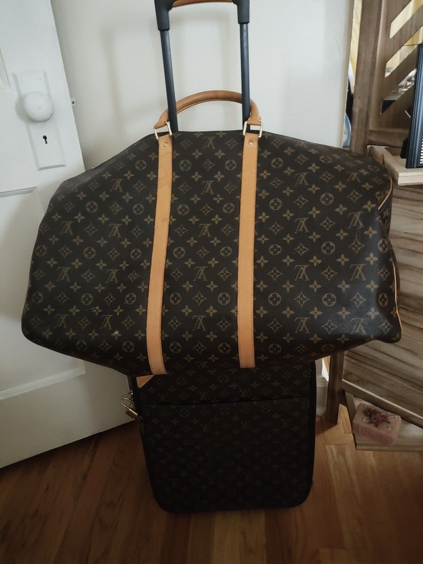 Both Items Duffle Bag And Suitcase