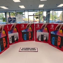 Nintendo Switch OLED NEW Gaming Console - $15 DOWN Today - NO Credit Payment Plan Options