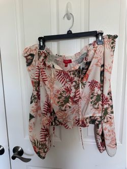 Guess  strapless crop top