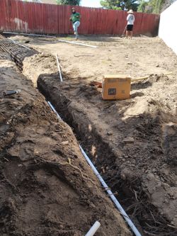 Curbing sprinklers and sod