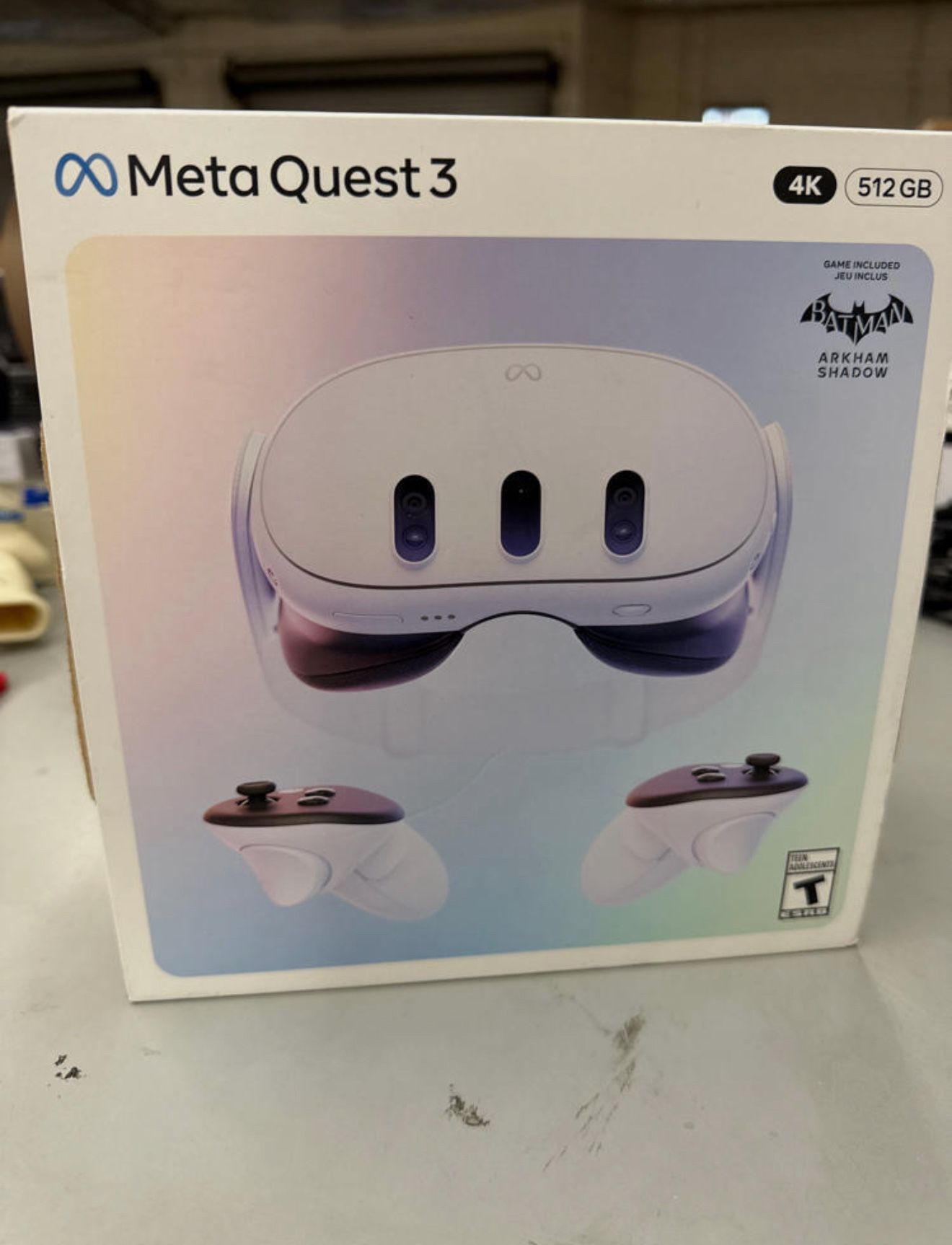 Meta Quest 3 512GB — Ultimate Mixed Reality Experiences — Get Batman: Arkham Shadow