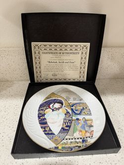 3 Pcs Knowles Porcelain Nativity Collector Plate Christmas w/ Certificate