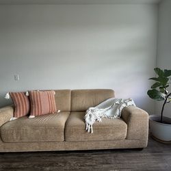 Natuzzi Beige Sofá Set-2 piece- Excellent condition