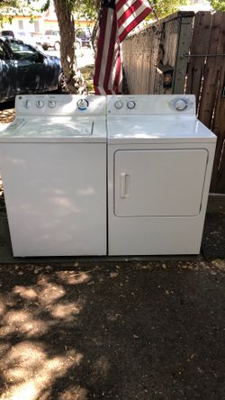 GE washer and electric dryer