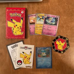 2023 McDonald’s Pokémon M23en Pikachu Happy Meal Set
