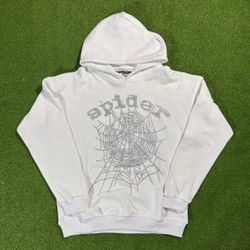 All White Spider Hoodie