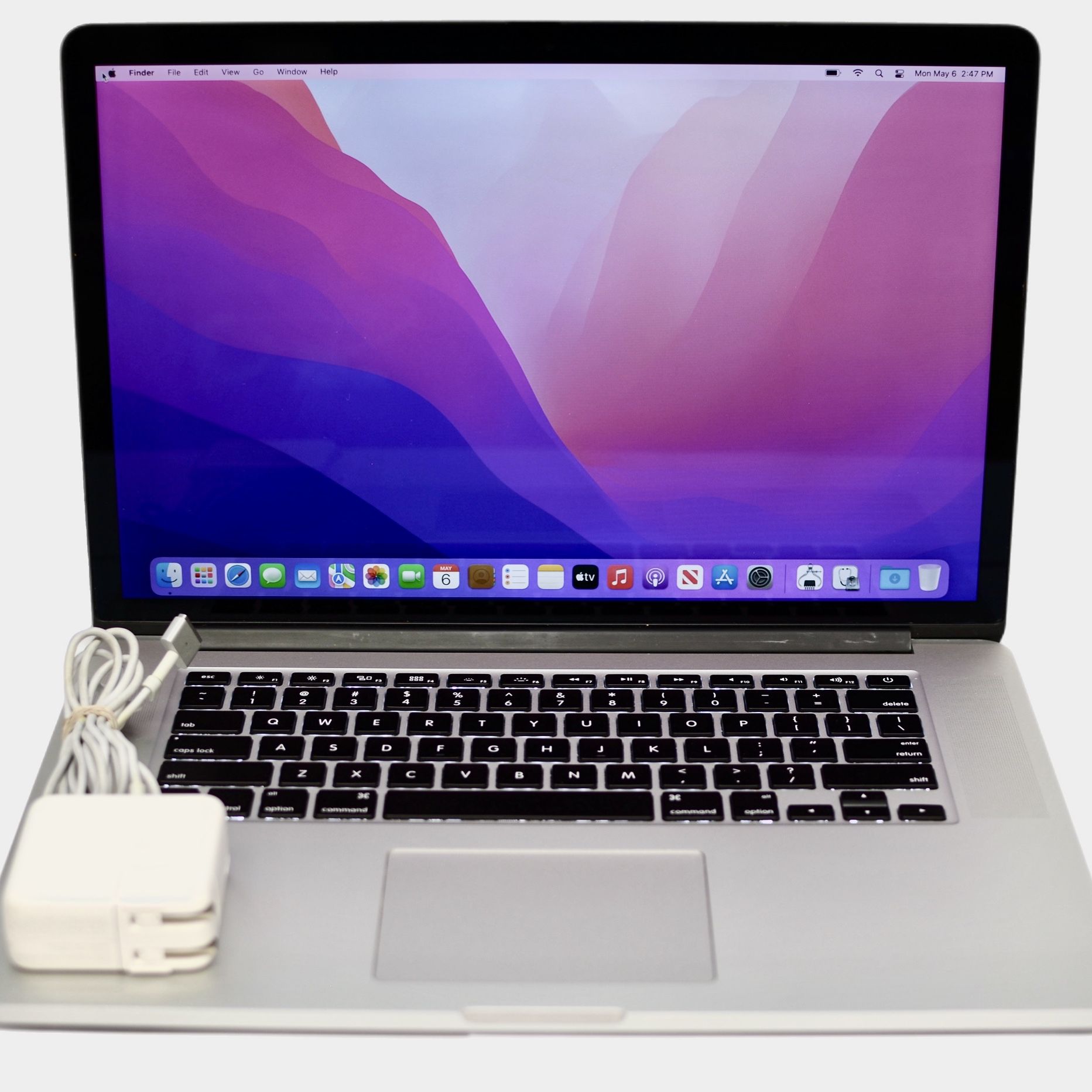 15" Apple MacBook Pro Retina 2.2GHz Intel Core i7 16GB RAM 256GB SSD 2015 - Good Laptop 
