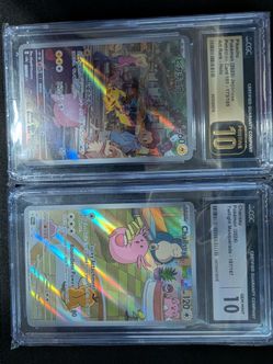 CGC 10 Pikachu and chansey