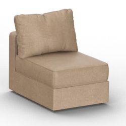 HJ1291 Deep Seat Cover Set: Taupe Combed Chenille