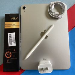 256gb Apple IPad 10th Generation (10.9” Liquid / 2022 model) with pen, keyboard, case & Accessories (warranty 2026) 
