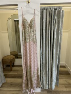 Blush And Gold Formal Dress, NWT, Size 4