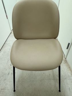 Gubi Beetle Dining/Side Chair - Sand Leather