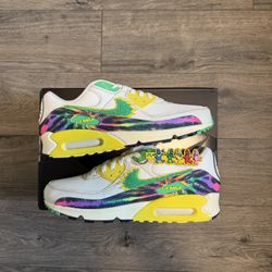 Nike Air Max 90 Grateful Dead x Oregon Ducks Size(s) 6M, 9M, 9.5M, 10M, 10.5M