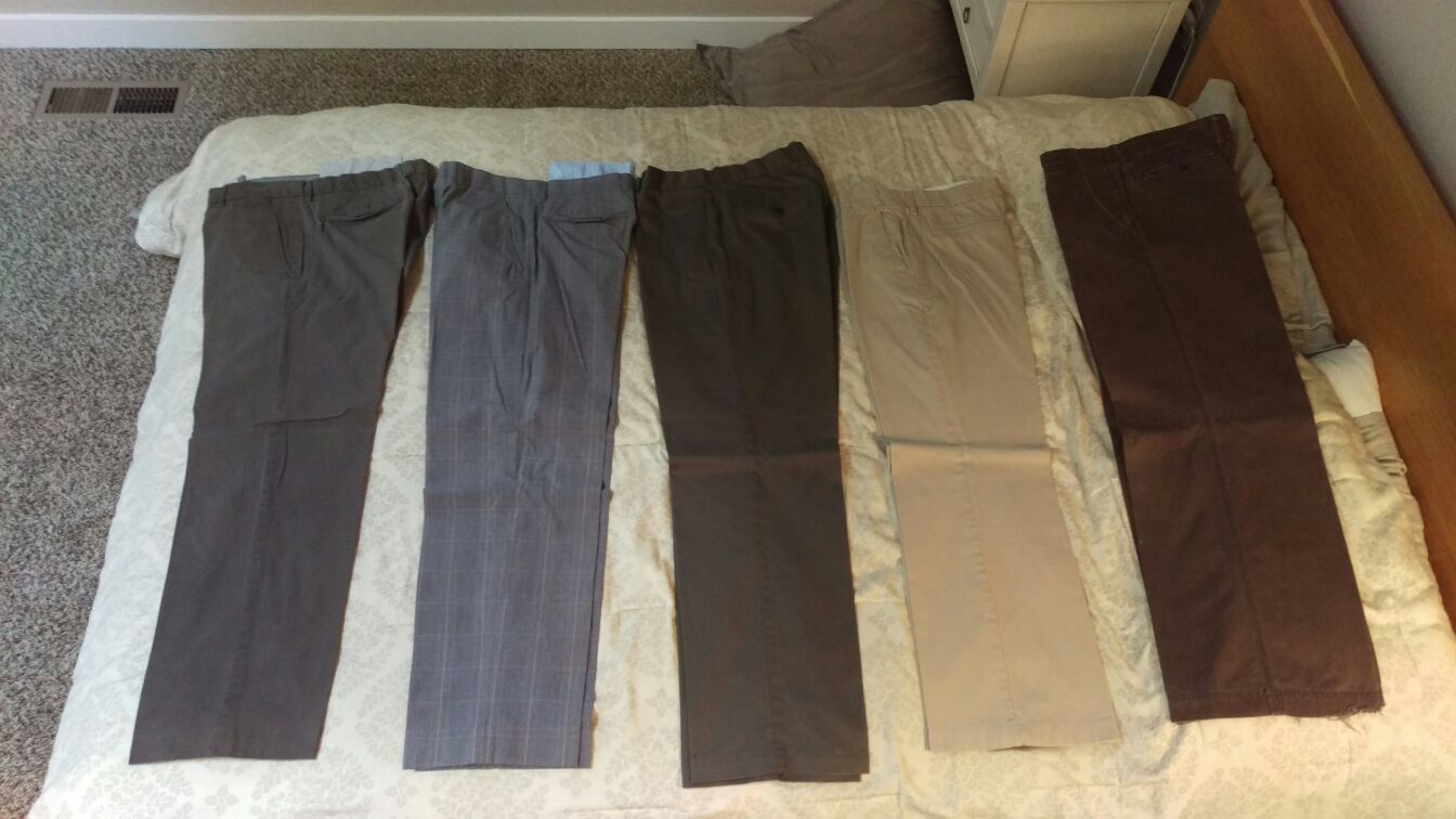 Mens Dress and Chino Pants 34x32 32x32 34x34