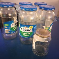 Glass jars