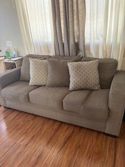 Grey Sofa & Love Seat