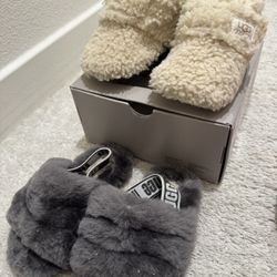Ugg Infant’s Bixbee + Ugg Fluff Yeah Slide for Babies