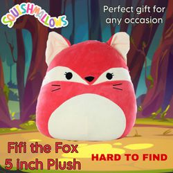 (NEW) RARE Original Squishmallows Fifi the Fox 5 Inch Stuffed Animal Best Seller Series #1