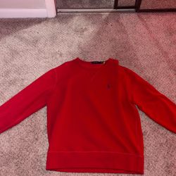 Red Polo Ralph Lauren Hoodie 