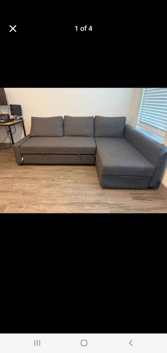 Ikea FRIHETEN Sleeper Sectional Couch | Se Habla Espanol
