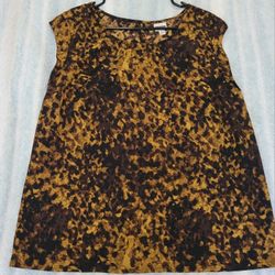 Merona Women's Blouse  Animal Print