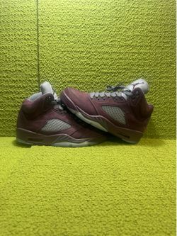 JORDAN 5 "BURGUNDY" -SIZE 9M
