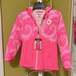 NWT Hurley Girls Snow Jacket (Size 10/12)