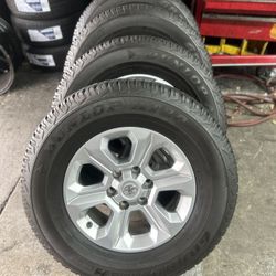 Stock Wheels And Tires From A Runner Size 17 Dunlop Tires