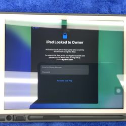 iCloud Locked Apple iPad Tablet For Parts Only Tab Wifi Bluetooth Internet Browser Touch Screen LCD Screen USB Volume Up Down Button