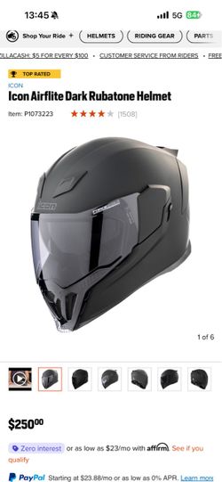 Icon Airflite helmet Medium