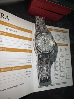 Brand New Fully Iced Out AP Watch Moissanite
