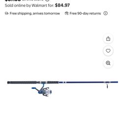 Shakespeare Contender® Spinning Reel and 9'2-Piece Fishing Rod Combo