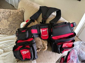 Milwaukee rolling box and pouches