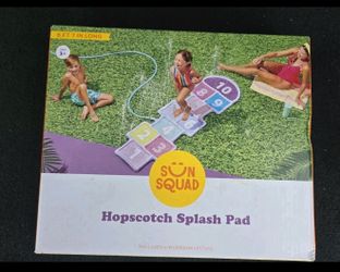 Sun Squad Hopscotch Splash Pad water play