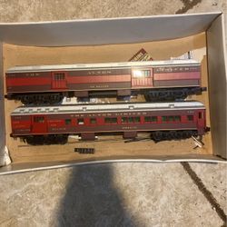 LIONEL TRAINS POST-WAR 2625 / 2627 / 2628 MADISON CAR SET- ORIGINAL- EXC.- H1W